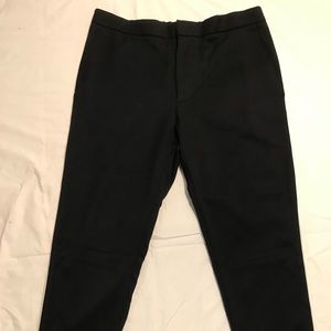 Zara Man Black pants size Large, White Stripe on Legs